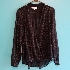 Jennifer Lopez Sparkled Dot Top